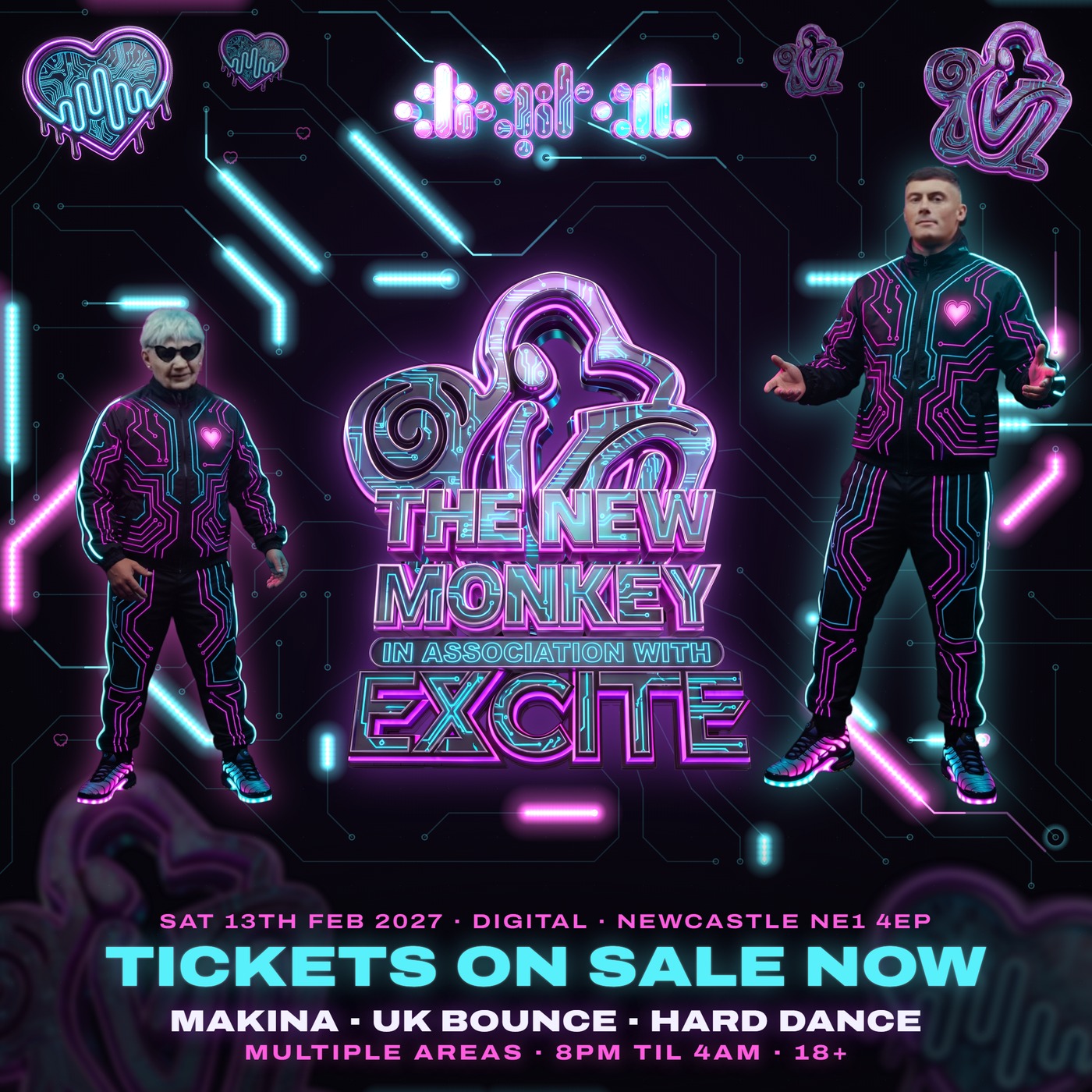 EXCITE X THE NEW MONKEY - VALENTINES FIESTA